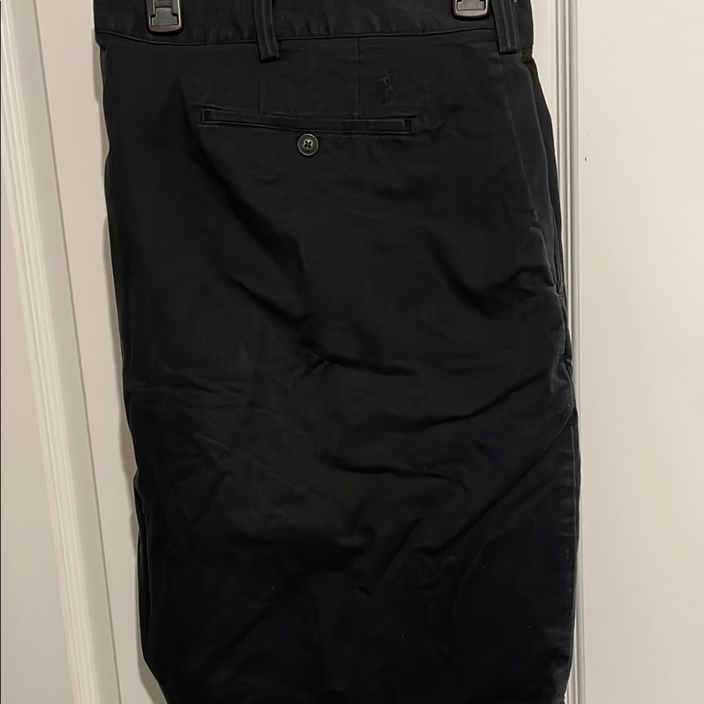 Black casual shorts